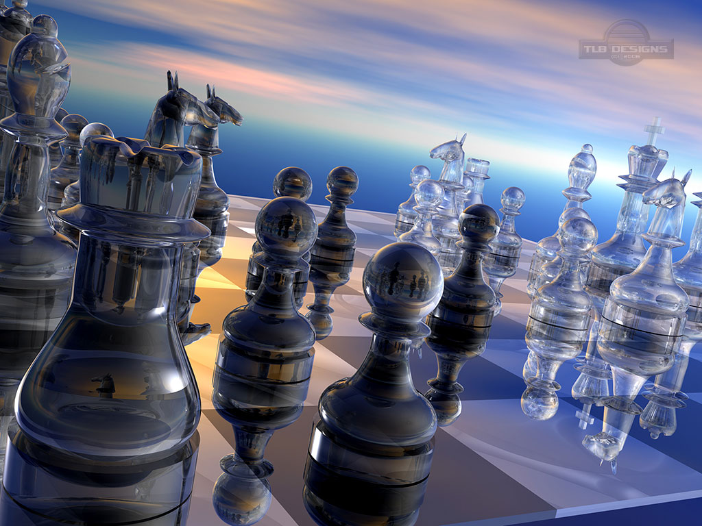 glass chess